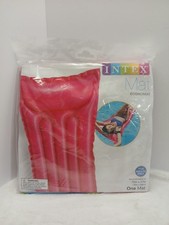 Pink INTEX Economat 72"x27" Adult Inflatable Mat For Pool Water Float