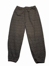 Coach CC Signature Mens Large Black Sweatpants NWT