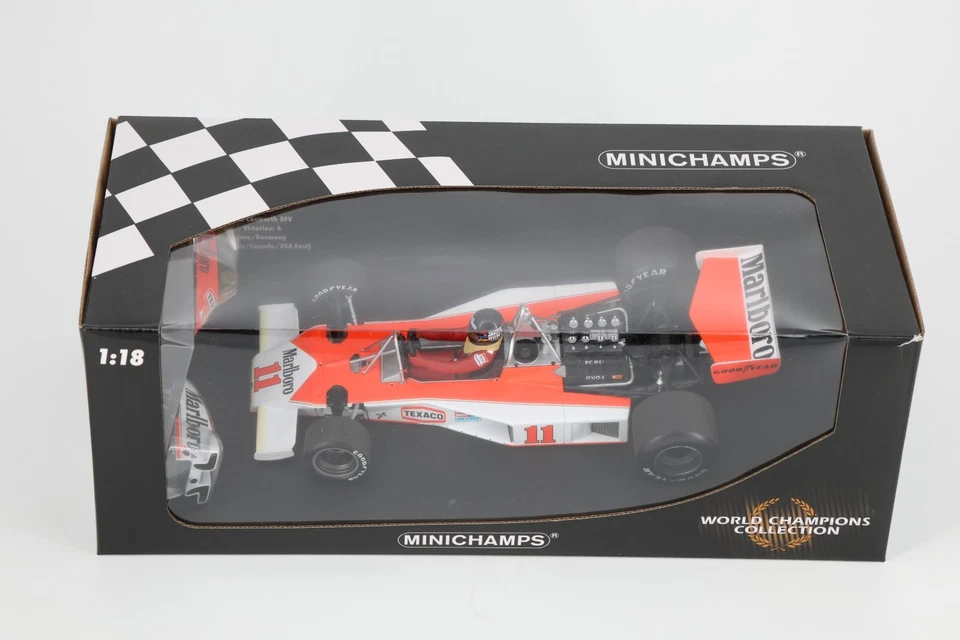 1976 Minichamps F1 1/18 Mclaren M23 James Hunt World Champion Series RACE LIVERY - Image 2 of 4