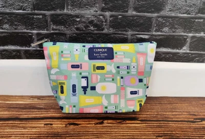 CLINIQUE & Kate Spade Make up bag new