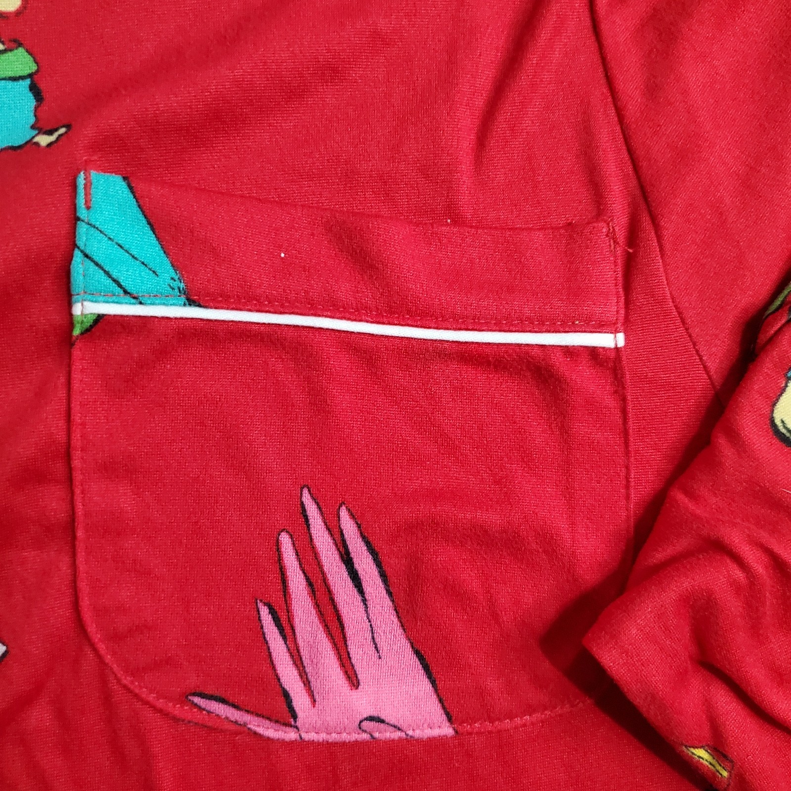 Kate Spade Pajamas Set Womens Sz Medium Red Long Sleeve Things We Love Christmas thumbnail 5