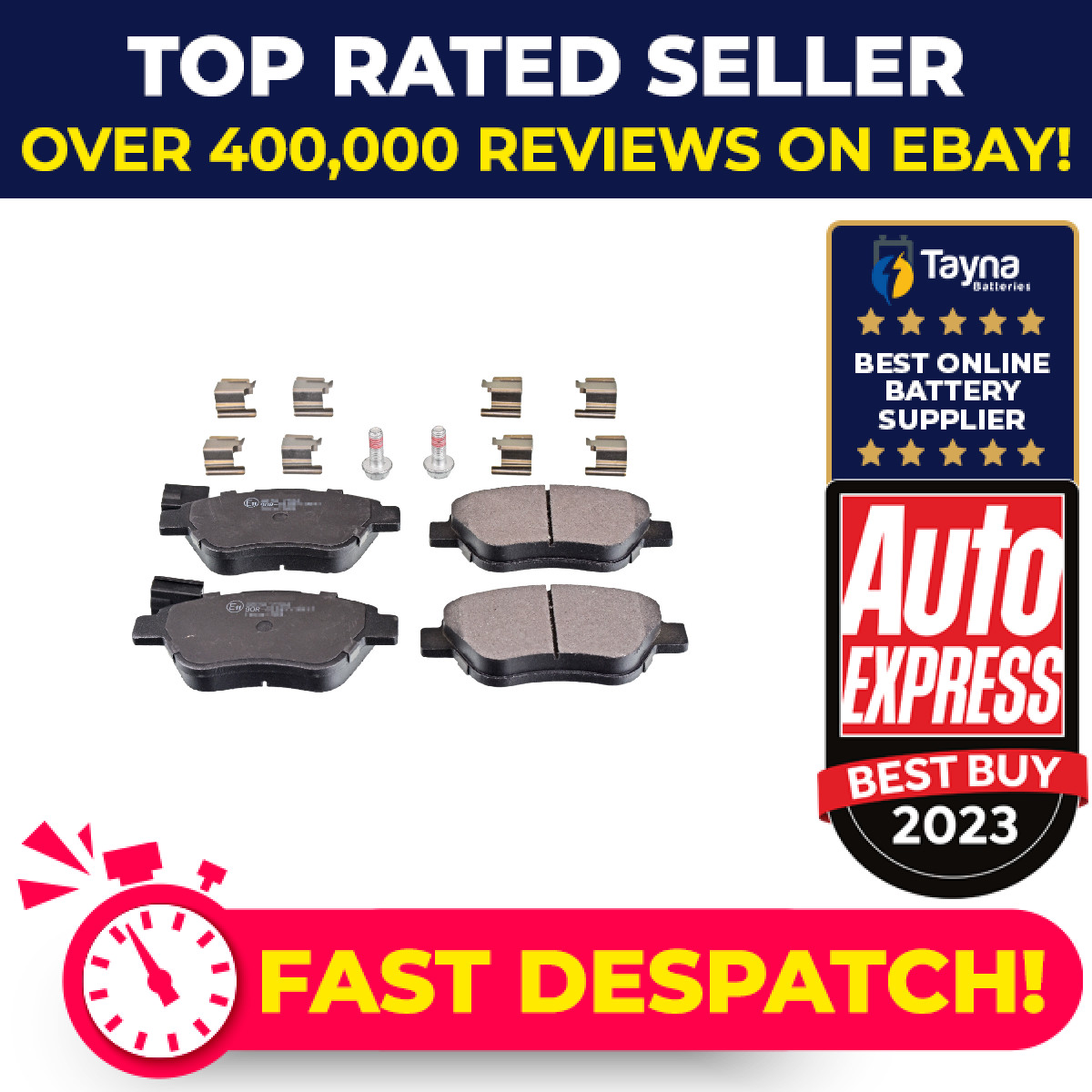 Brake Pads Set fits ABARTH 500 1.4 Front 2008 on 312A3.000 71770098 71770118 New