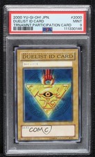 Duelist ID Card YuGiOh World Championship Tournament 2000 Participation Promo