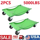 2PCS Upgraded Heavy Duty Tire Car Wheel Dolly Dollies Skate Auto Repair 5000LBS