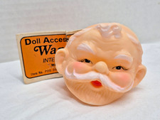 Vintage Santa Claus Christmas Doll Accessory Craft Head Hong Kong 1970s
