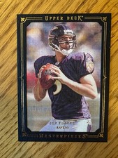 Joe Flacco 2008 Upper Deck Masterpieces Black Framed Parallel RC #32 Ravens