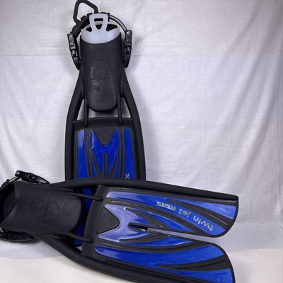 Scubapro Twin Jet Max Split Fins Small Blue / Black.