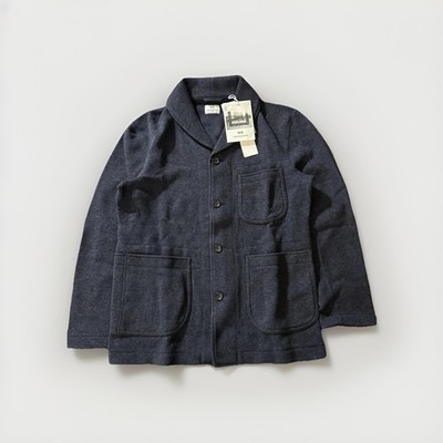 Engineered Garments x Uniqlo Fleece Shawl Collar Tailored Jacket Navy Size S