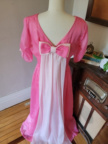 Vintage Pink Sleeping Beauty Aurora Cinderella Dress 1960s Large - Picture 8 of 13