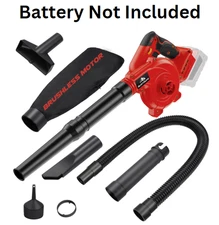 Cordless Leaf Blower for M18 Battery,Electric Jobsite Air Blower wi...