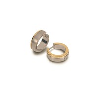Boccia Titanium - Creole 16Mm Titan Bicolor - 0539-12 - Ohrschmuck