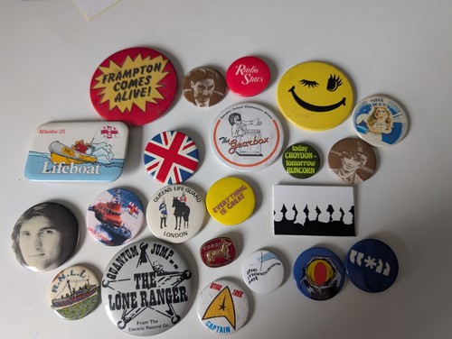 Vintage Abzeichen Konvolut - gemischt - 70er/80er/90er Jahre