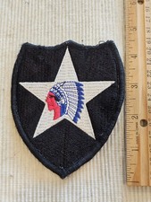 1960s US Army Vietnam Cold War Korean Made 2nd Infantry Division Patch a L K