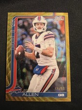 2025 Topps Chrome Josh Allen Gold Refractor 48/50