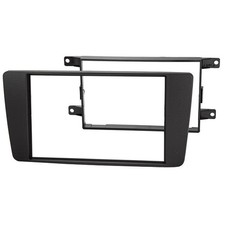 Double ISO radio faceplate Skoda (Octavia II, Yeti), black