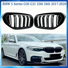 Shiny Black Front Kidney Grille Grill For BMW...