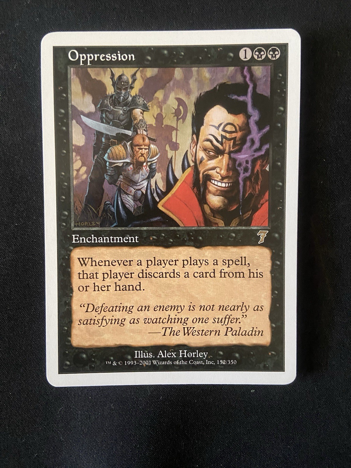 Oppression #152 (LP) 7th Edition 7ED Magic MTG