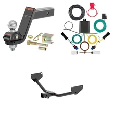 CURT Trailer Hitch Tow Cargo Kit 45144 2in Cushion Ball Mount Anti-Rattle 13585