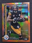 2025 Topps Chrome Football Football Leather Orange Refractor Jaylen Warren #253