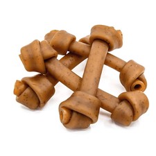 Rawhide Free Dog Treats, Peanut Butter Bones, 6.5'' Pet Chews for Medium and ...