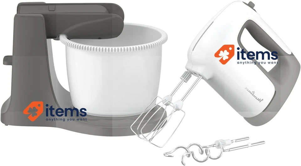 Moulinex HM4641 Prepmix Eléctrico Mano Batidora Potente 2.5L Blanco / Negro - - Imagen 4 de 4