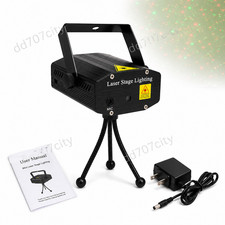 Mini Laser Stage Light RGB DJ Disco Party Club Lighting Sound Activated