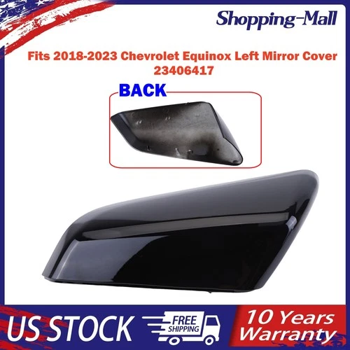 Mirror Cover Cap Driver Side Heated For Chevy Equinox Terrain 2018-21 2022 2023