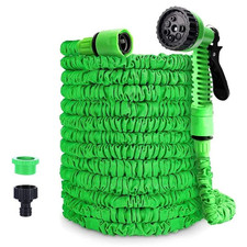 Tubo Giardino Estensibile 25FT 50FT 75FT 100FT Canna Espandibile Auto Con Pistol