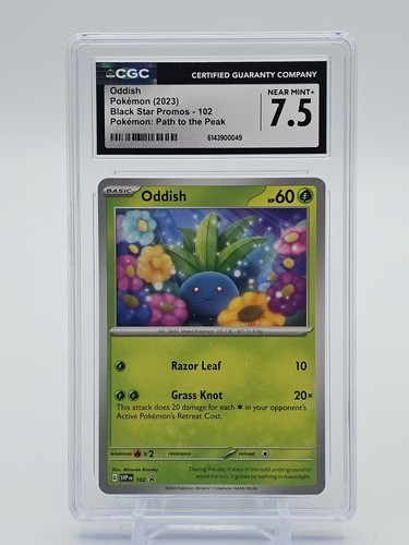 Oddish graded CGC 7.5 for sale on eBay