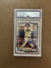 2024 Bowman Draft Blake Burke 1st Bowman Auto PSA Authentic Milwaukee Brewers