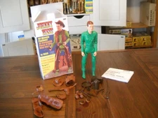 VINTAGE MARX CANADIAN JOHNNY WEST. ACCESSORIES,MANUALS,BOX 1970S