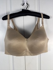 Cacique by Lane Bryant 40DD Lightly Lined Full Coverage No Wire Bra Beige