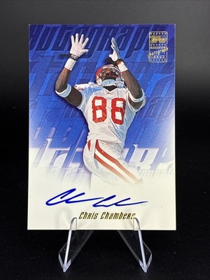 2001 Topps Auto Chris Chambers #TA-CC Rookie Auto RC Certified AU Issue