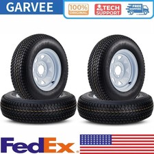 4x St205/75d14 Trailer Tire W/14