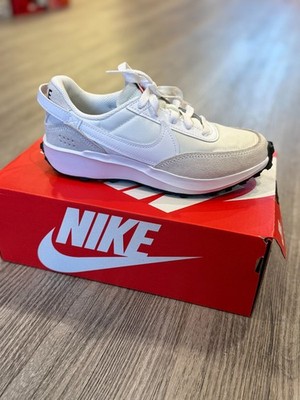 Nike Waffle Debut White Grey Women's