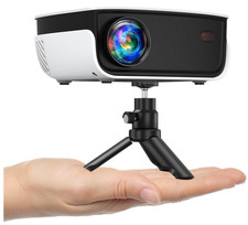 Mini Projector, NICPOW Portable Outdoor Movie Projector bundled w/Tripod