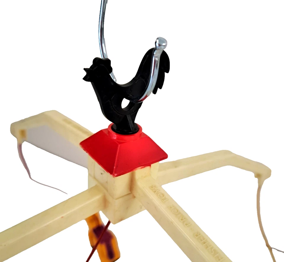 De Colección Fisher Price Bebé Móvil Granja Tema Bebé Guardería Decoración Caballo Vaca Cerdo Animales Foto 2 de 4