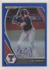 2021 Panini Prizm Draft Picks Blue Prizm Auto 78/99 Cal Conley #PDP126 Auto 7m3