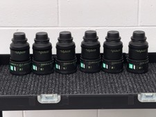 Arri Signature Prime Set of 6 with Cases -  Used -  18/ 25/ 29/ 40/ 58/ 75 -  VAT