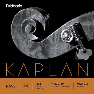 D'Addario Kaplan Series Double Bass String Set 34 Size Medium