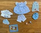 Lot Of Topper Suzy Cute Doll Clothes/outfits/rattles/booklet