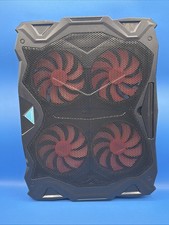 Laptop Cooling Pad with 4 Ultra-Quiet Red LED Fans Tenswall 12''-16  