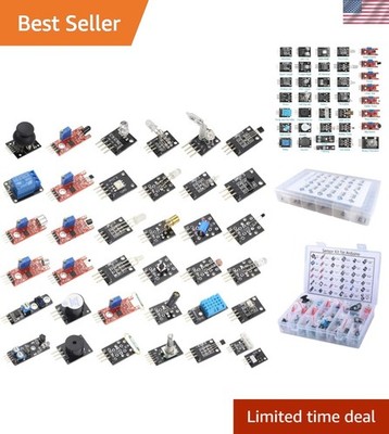 Innovative 37 Sensor Kit for Arduino & Raspberry Pi - Perfect for STEM Learning