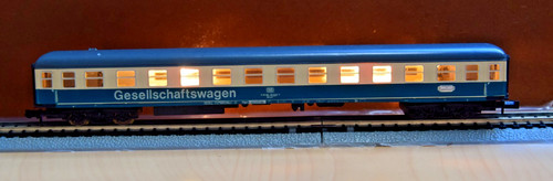 #MINITRIX N 13194  Gesellschaftswagen DB serie 51 80 89-80 600-5 Ep.IV  luci | Zustand: Usato