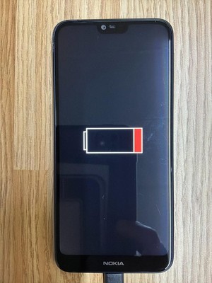 Nokia 7.1 TA-1085 Android One Smartphone Black For Parts Won't Charge