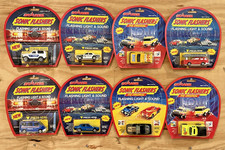 Vintage Majorette Sonic Flashers Diecast Metal Lot of 8