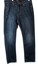 NWOT - LUCKY BRAND MEN'S 410 ATHELTIC SLIM STRAIGHT DARK WASH SZ 34x32