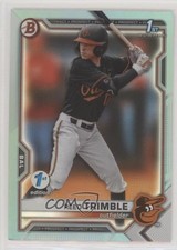 2021 Bowman Draft 1st Edition Sky Blue Foil Reed Trimble #BD-144 0b3