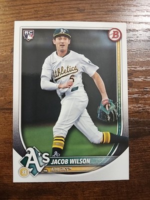 2025 Bowman - Jacob Wilson #9 (RC)   Oakland A's  B222