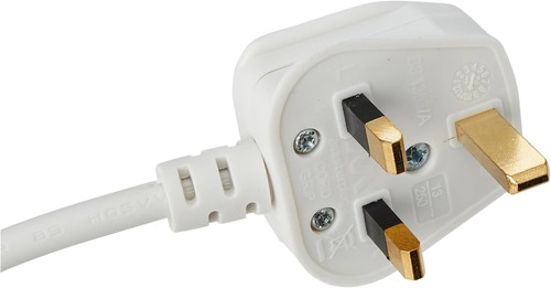 Masterplug 4 Socket 13A Individually Switched Extension Lead, 2 Metres, White - Picture 3 of 8
